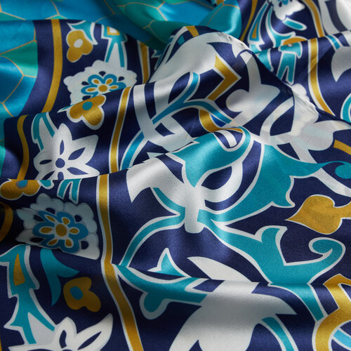 Yeşil Türbe Tivil İpek Eşarp Model 02