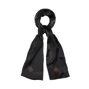 ipekevi - وشاح رقبة حرير ساتان زكزاك موديل 05