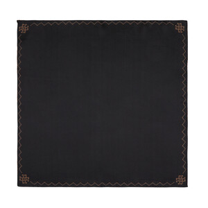 ipekevi - منديل حرير ساتان زكزاك موديل 09